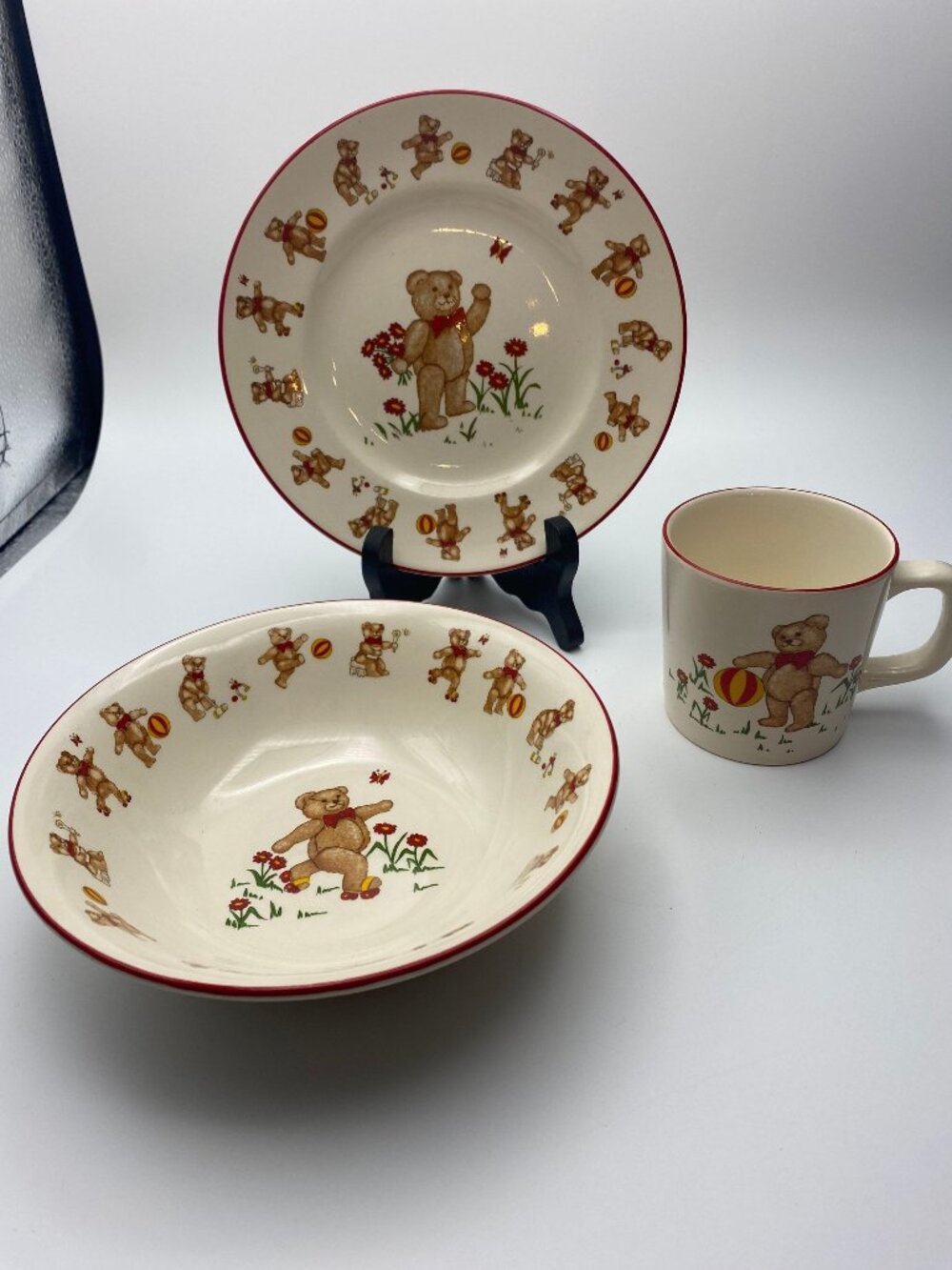Mason’s Teddy Bear Childs Set from England